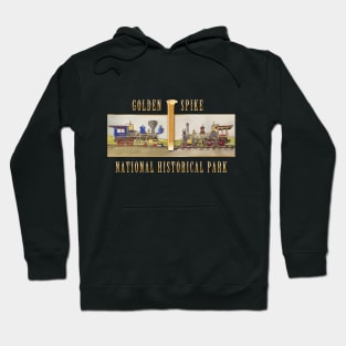 Golden Spike National Historical Park,  Promontory Summit Utah - WelshDesigns Hoodie